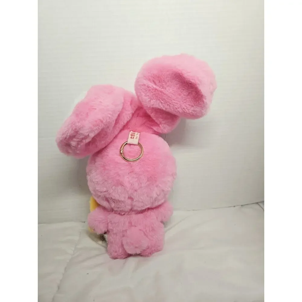 Baby Three Lily Rabbit Town hot pink bunny with Pacifier Original Retired Keycha